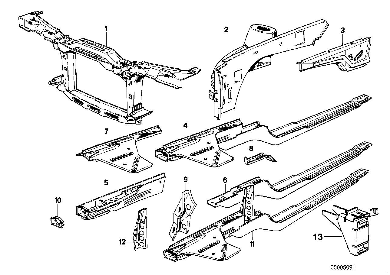 Car part diagram