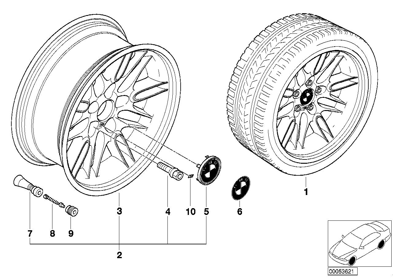 Car part diagram
