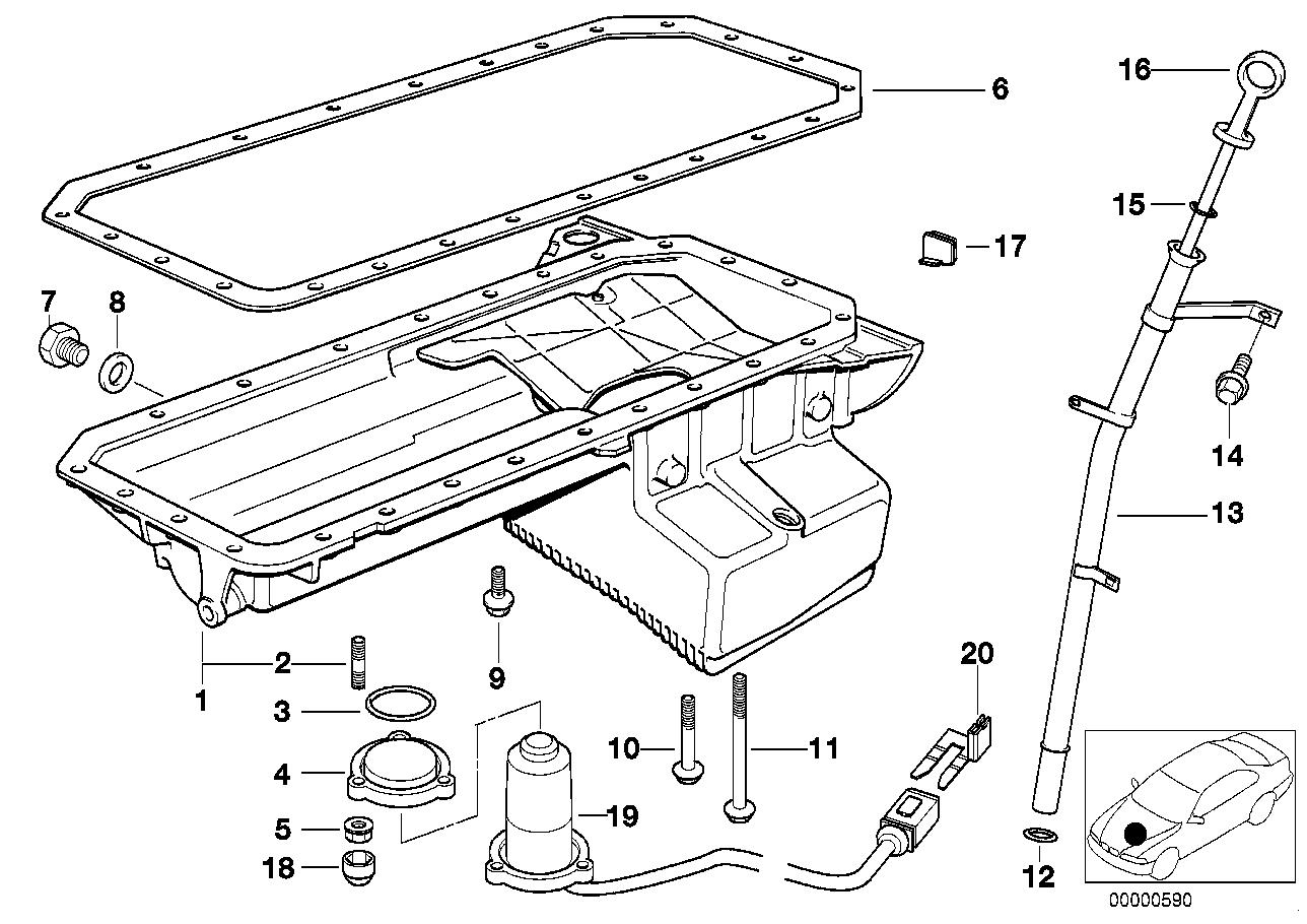 BMW OilLevel Sensor 12612246614 LLLParts