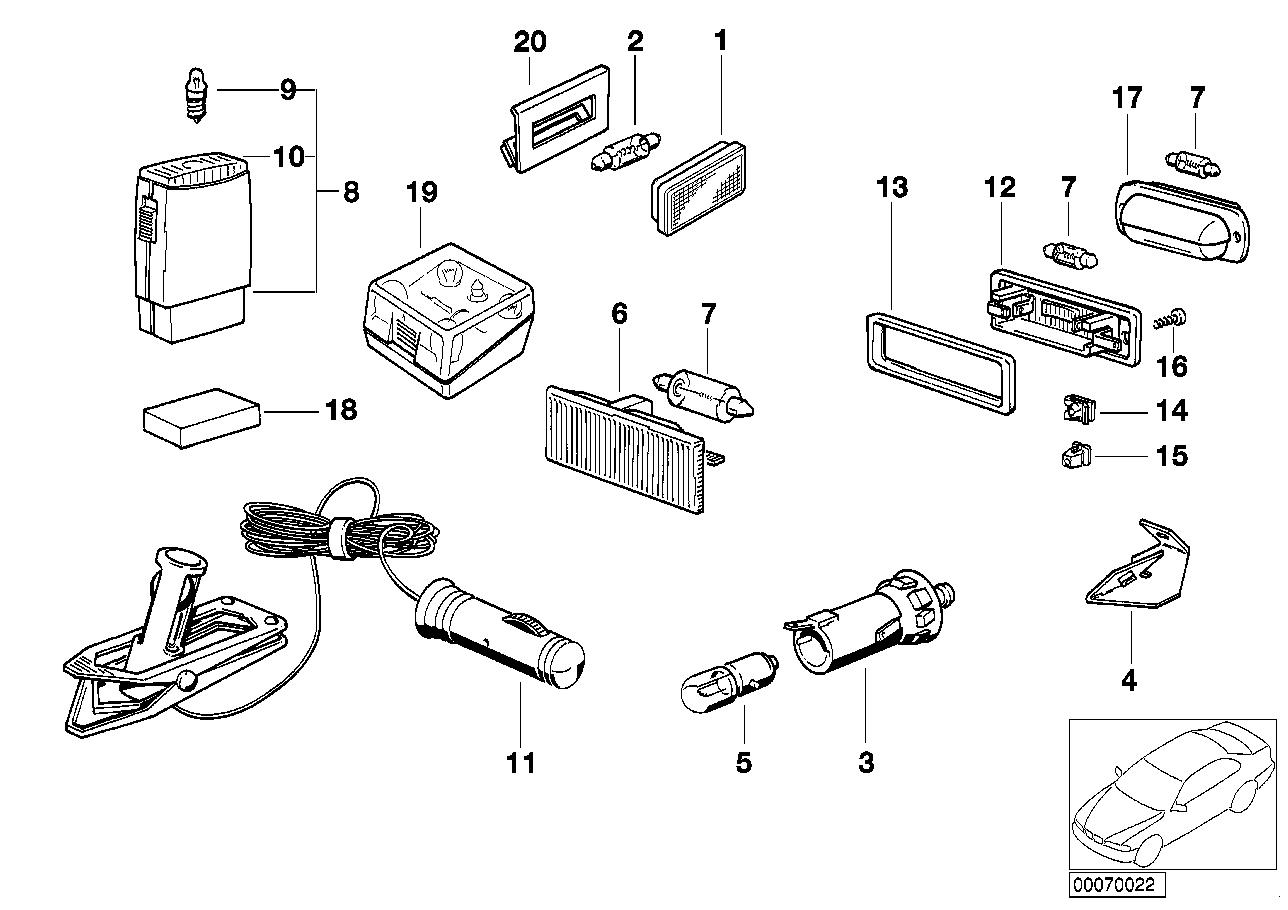 Car part diagram