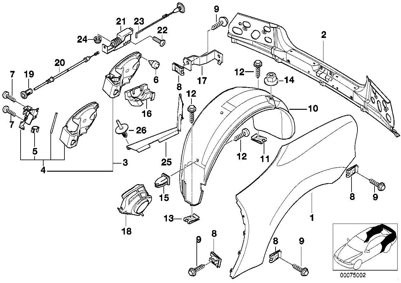 Car part diagram