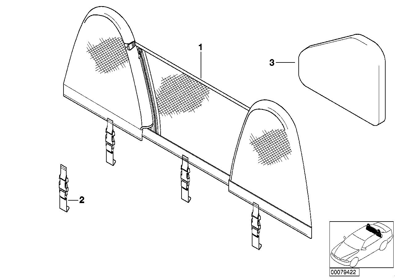 BMW Wind Deflector 54617030791 LLLParts