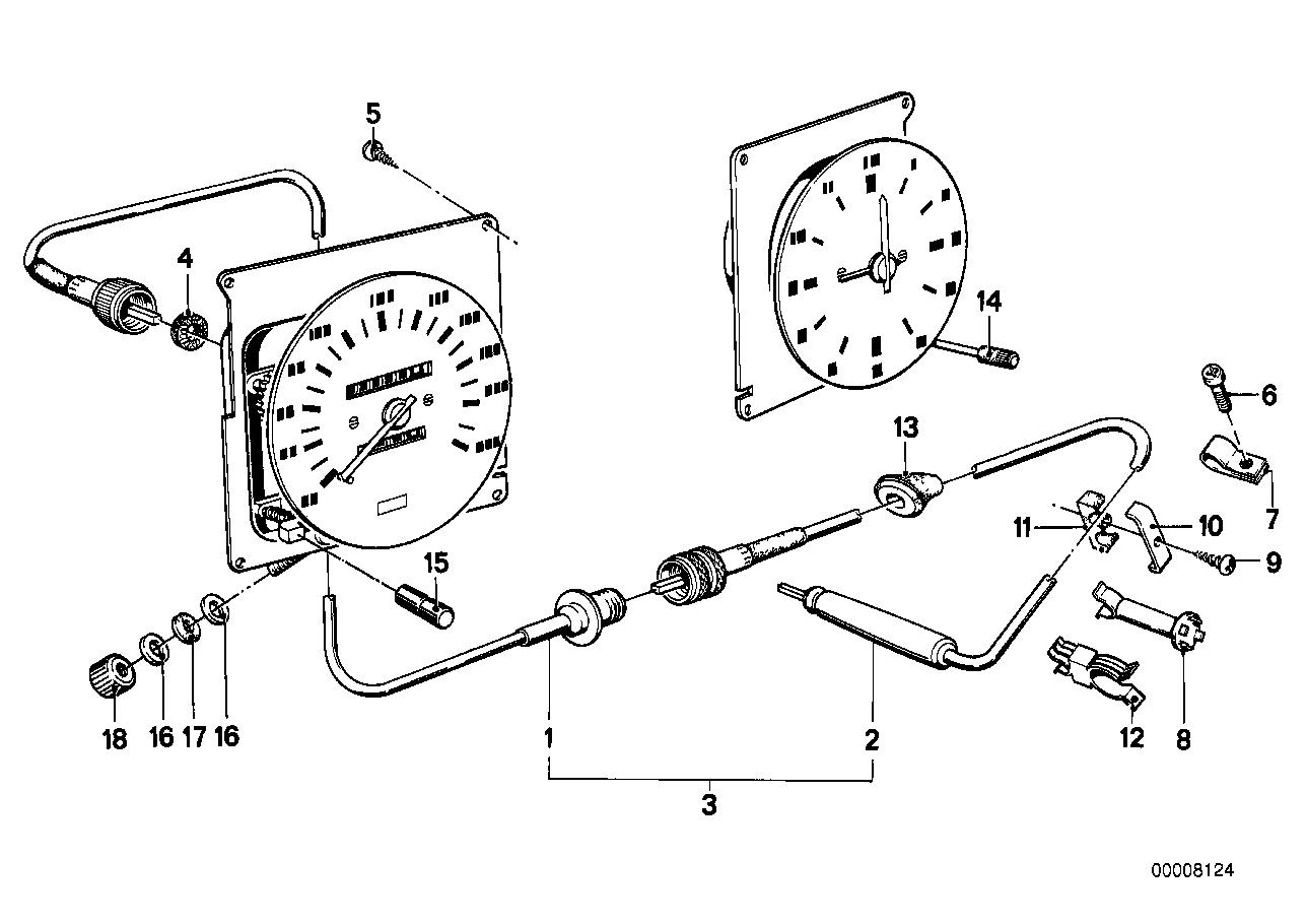 BMW Speedo Cable 62121352198 LLLParts