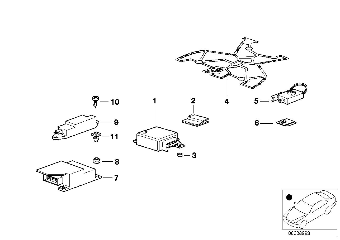 Car part diagram