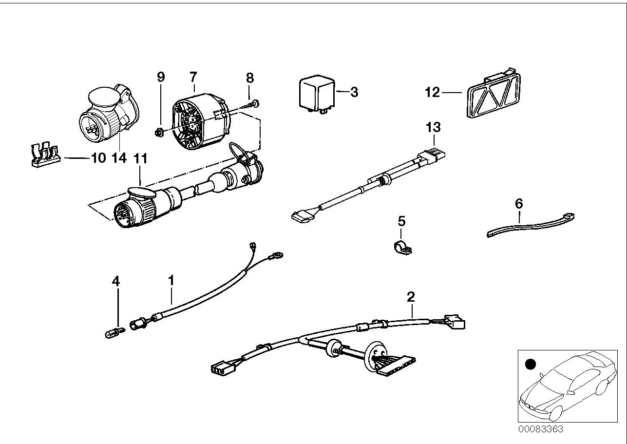 Car part diagram