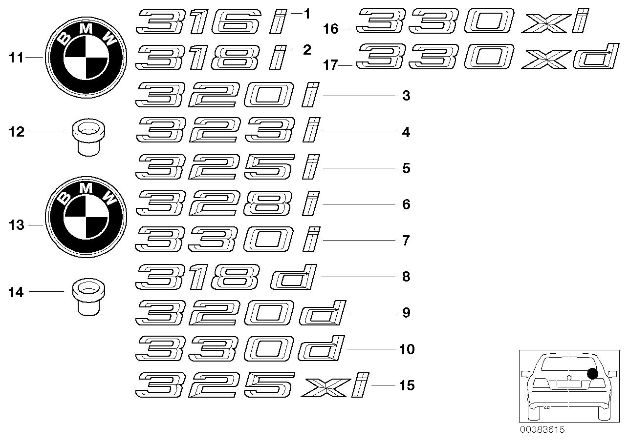 Car part diagram