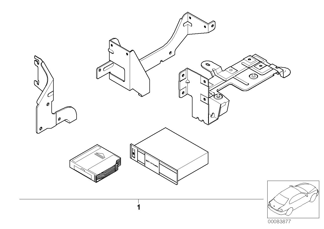 BMW Retrofit Kit, CdChanger 65120140746 LLLParts