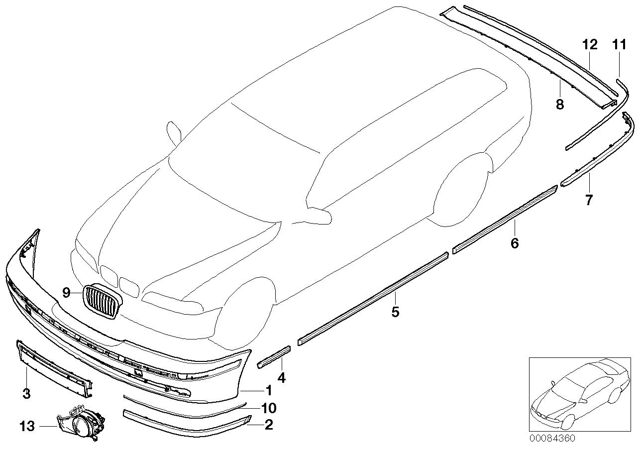 Car part diagram