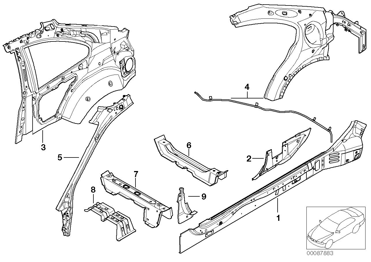 Car part diagram