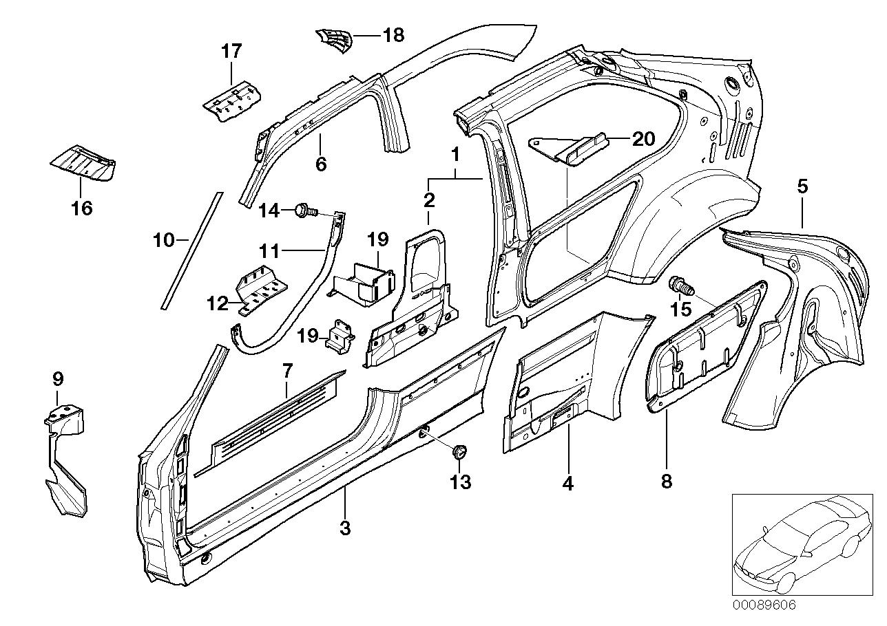 Car part diagram