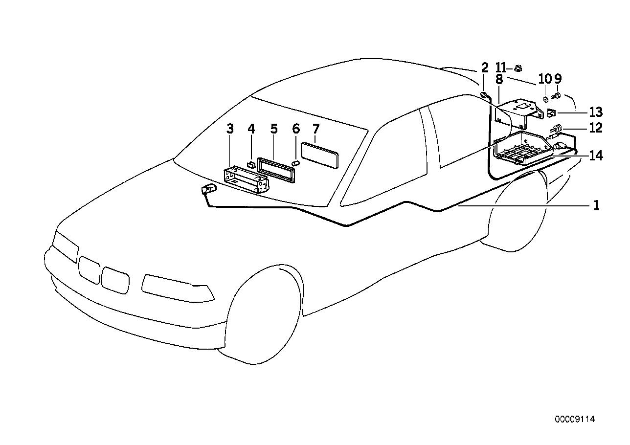 Car part diagram