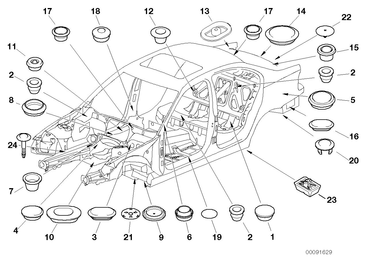 Car part diagram