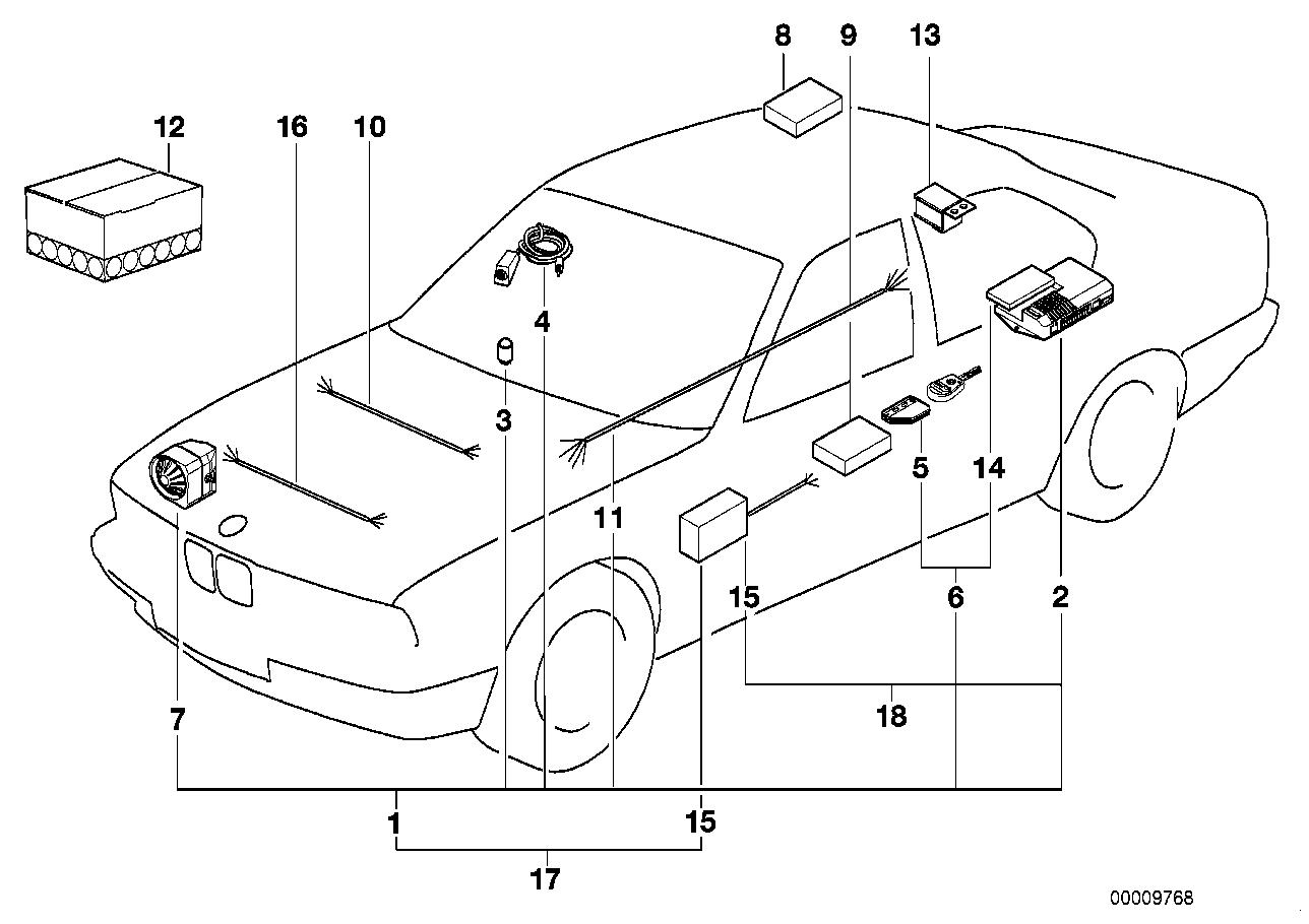 Car part diagram
