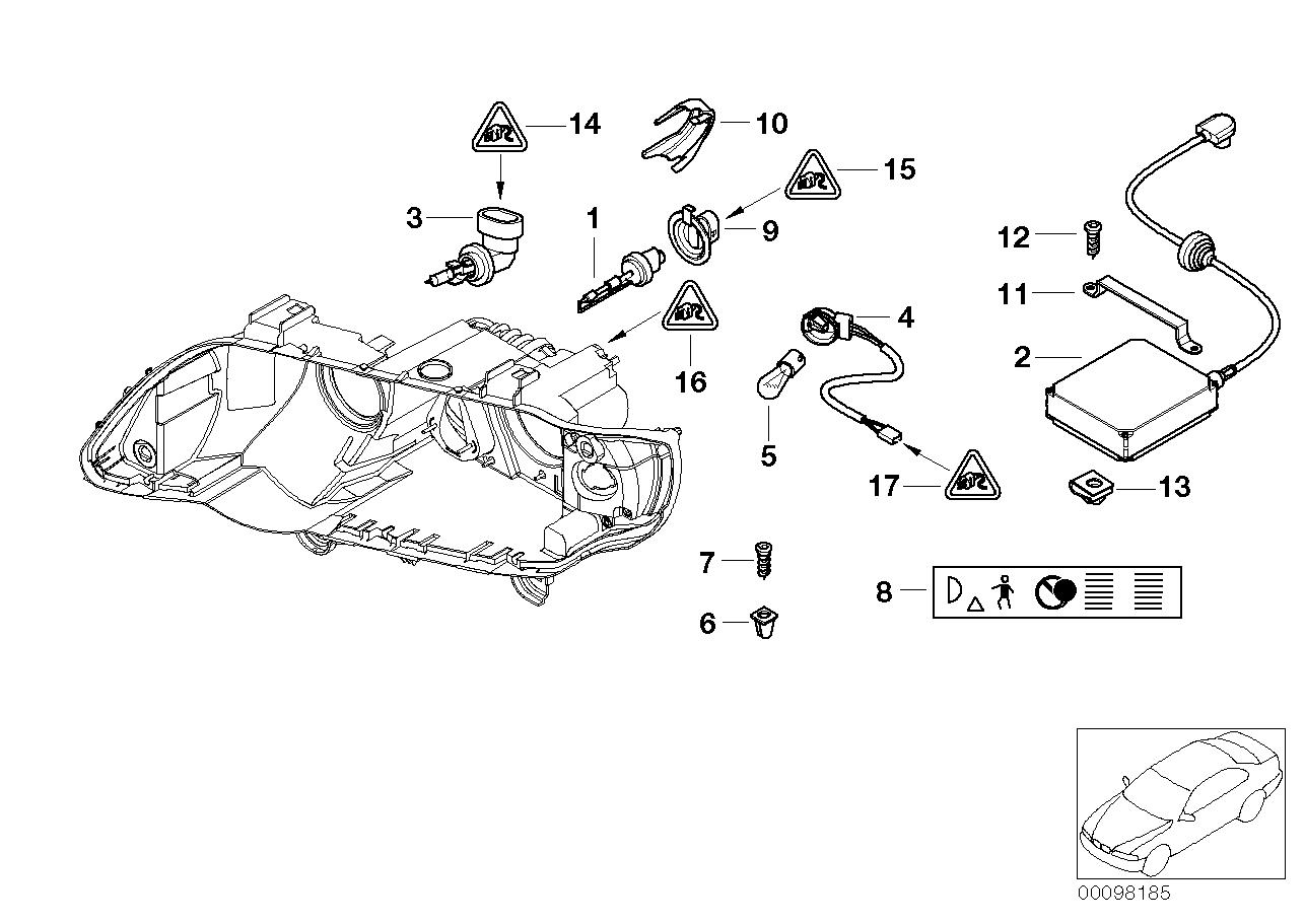 Car part diagram
