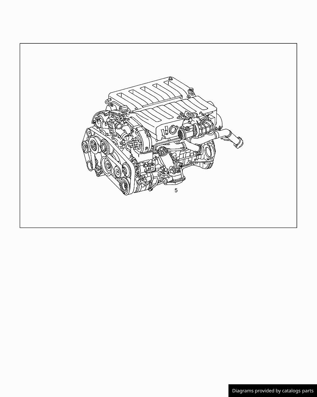 Mercedes Benz Otto Engine A1200101500 - LLLParts