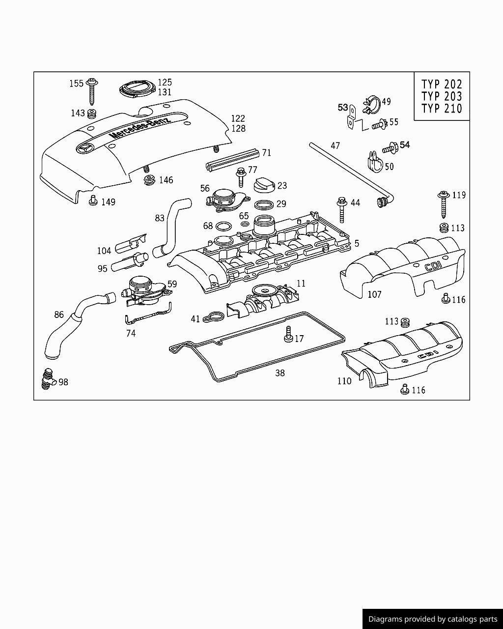 Car part diagram