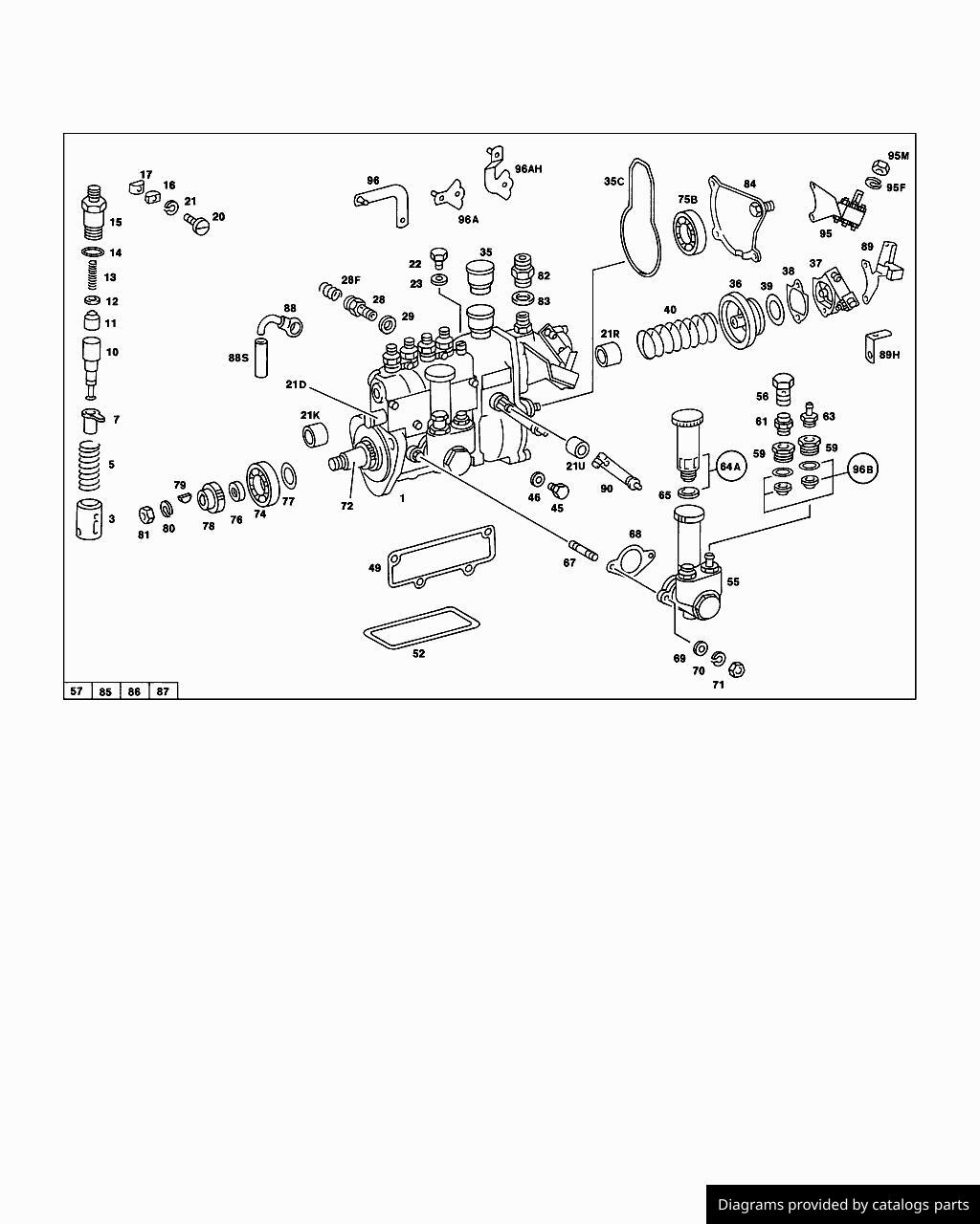 Car part diagram