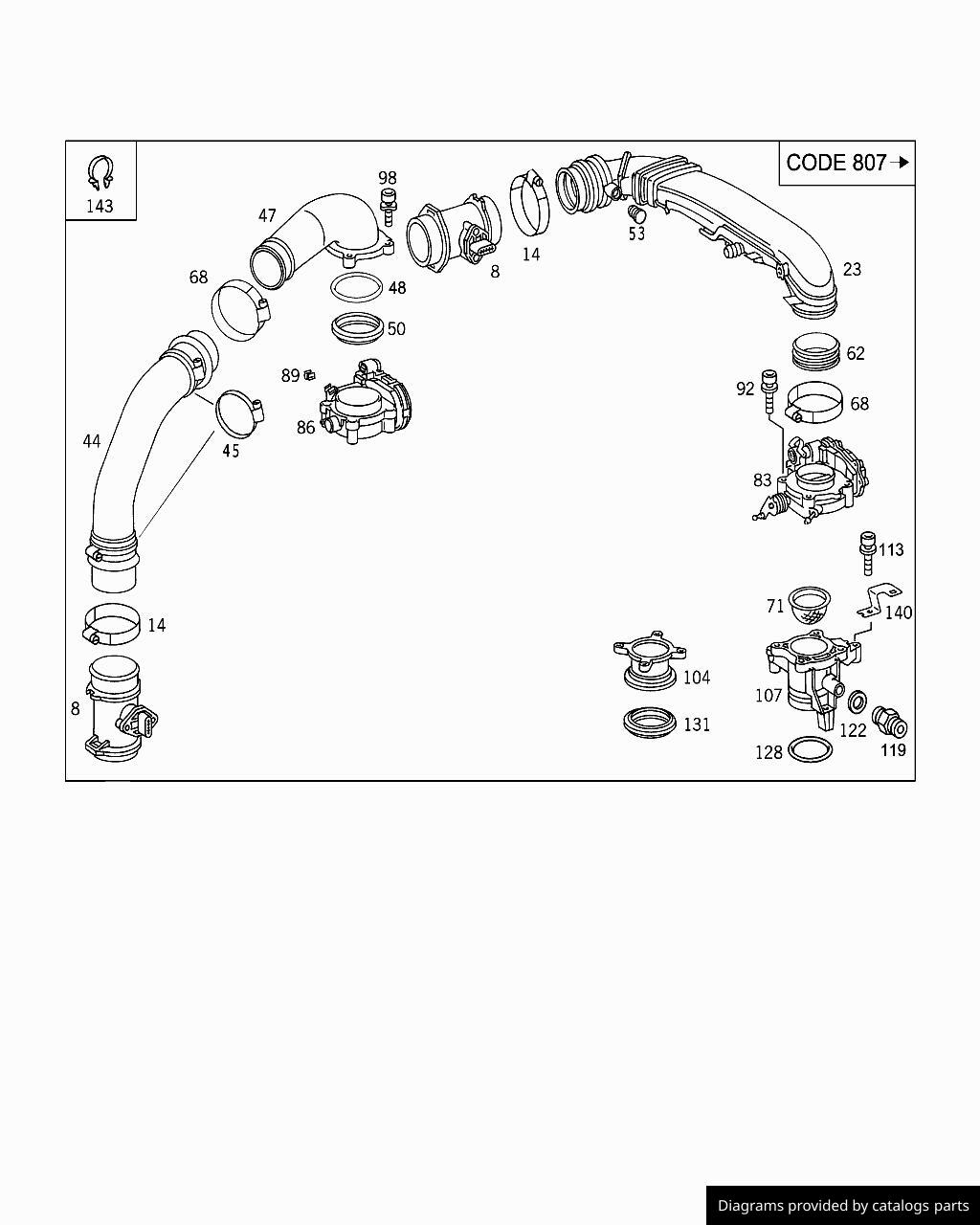 Car part diagram
