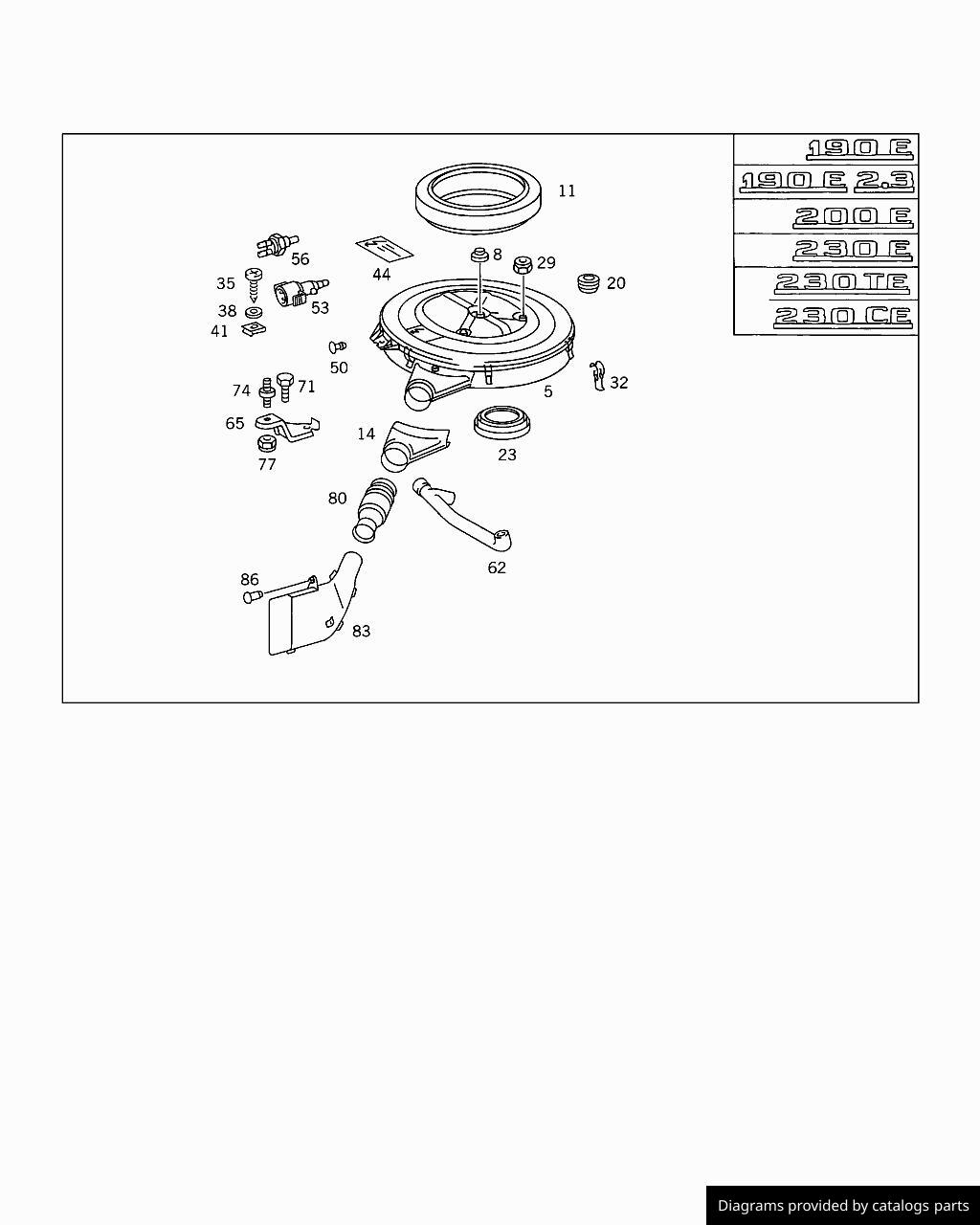 Car part diagram