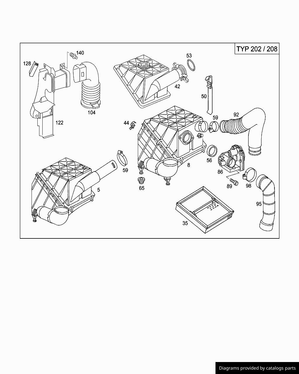 Car part diagram