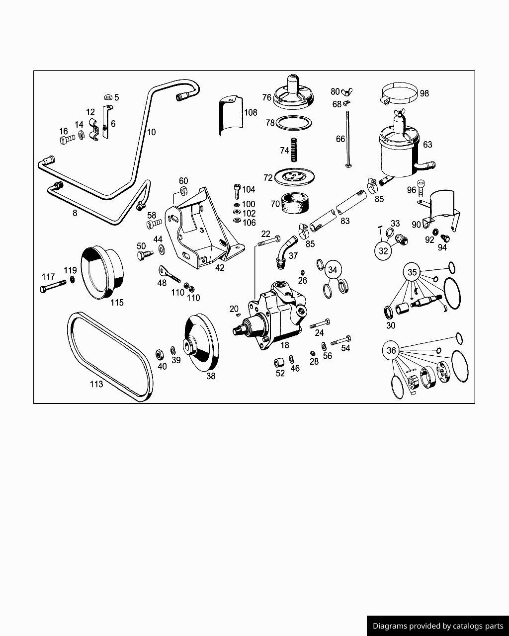 Car part diagram