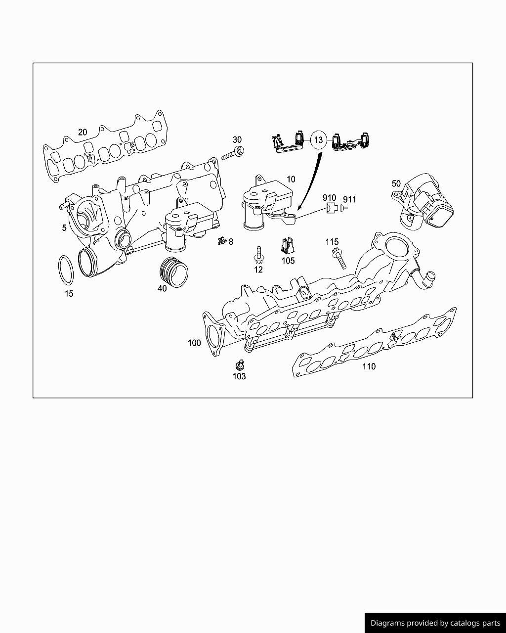 Car part diagram