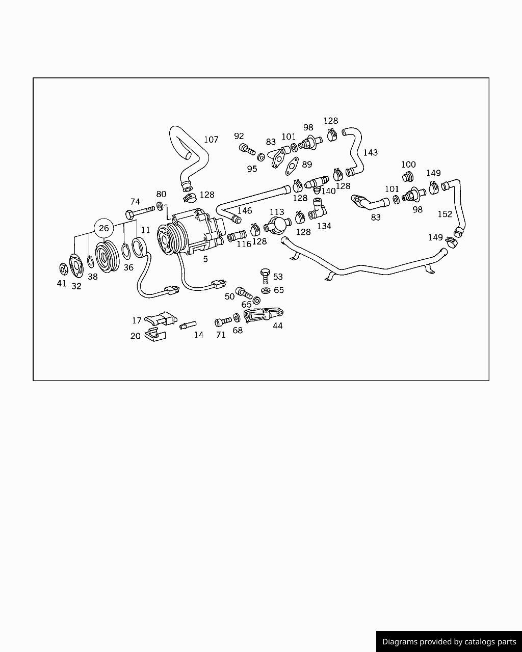 Mercedes Benz Hose A1192380082 LLLParts