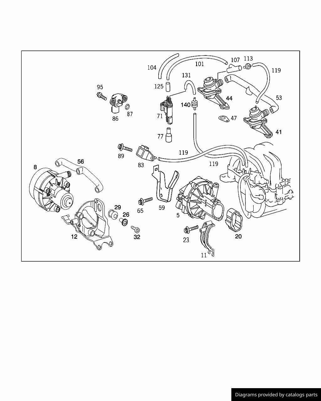 Car part diagram