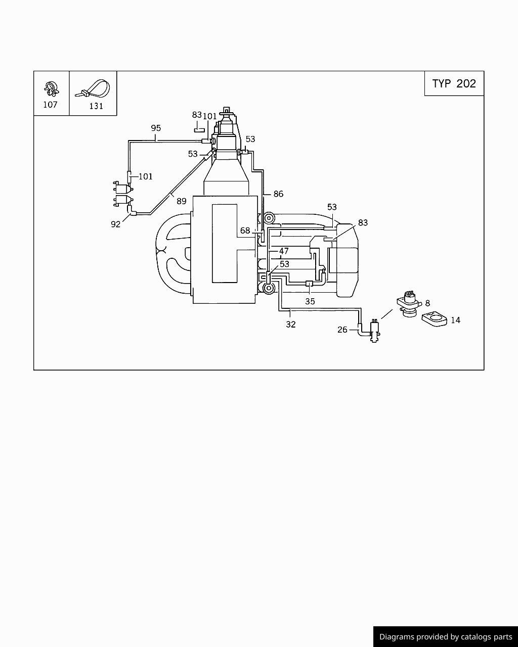 Car part diagram