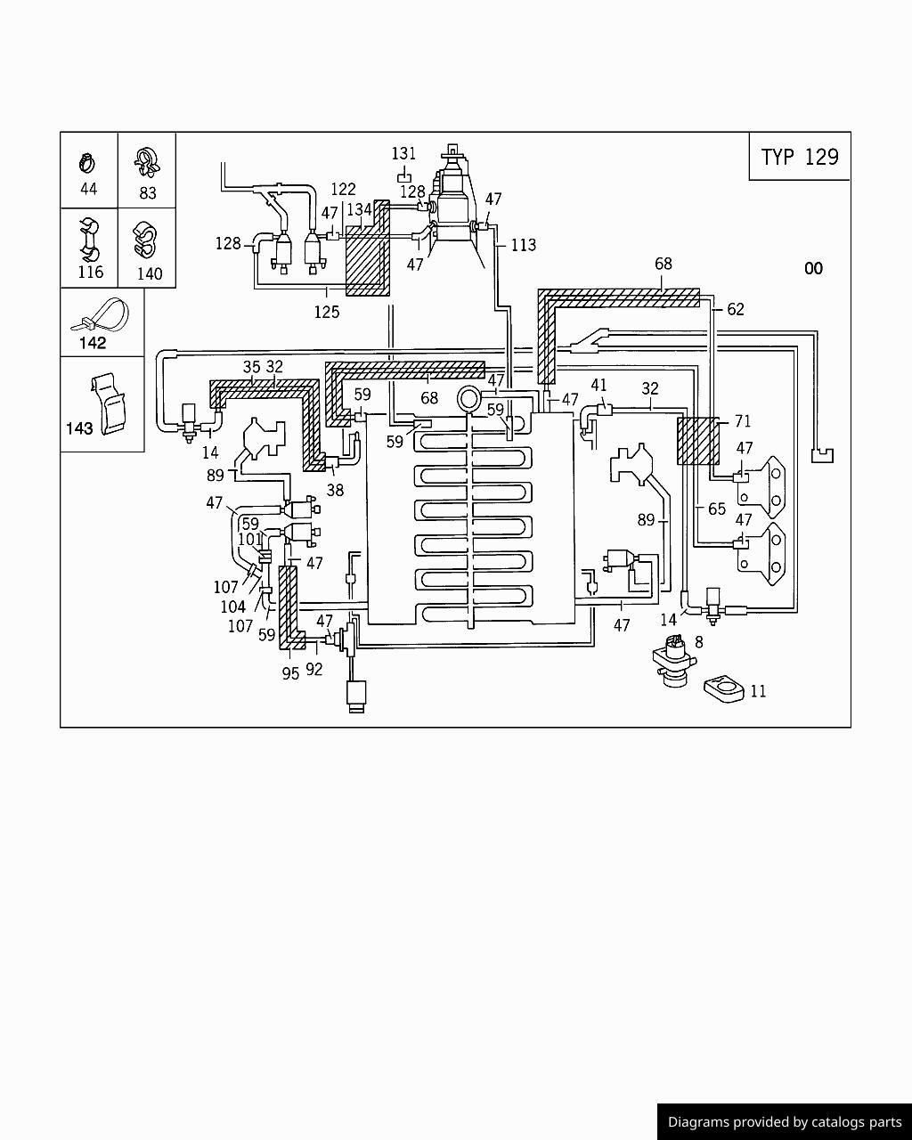 Car part diagram