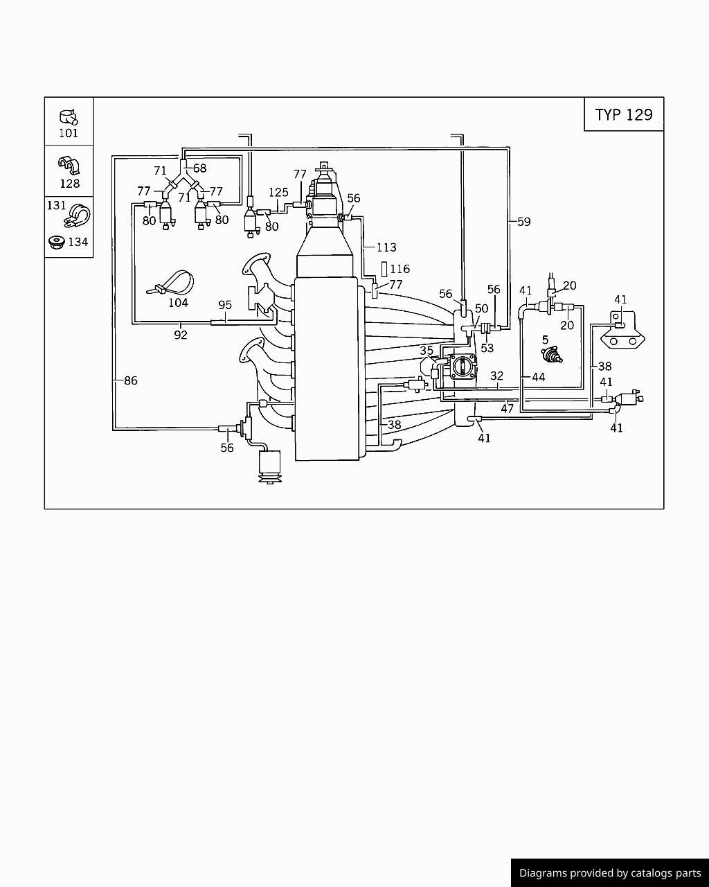 Car part diagram
