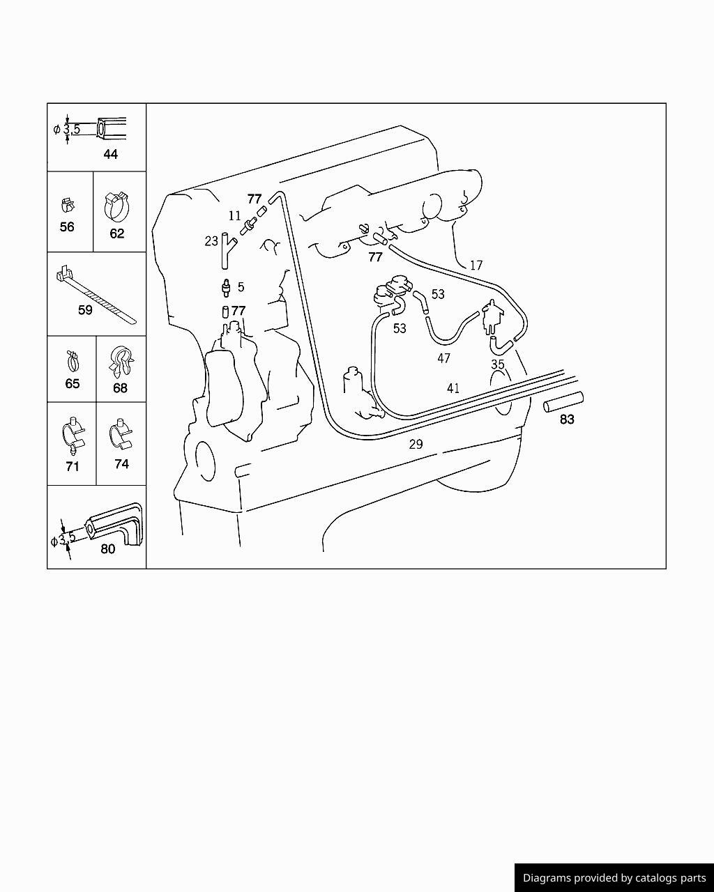 Car part diagram
