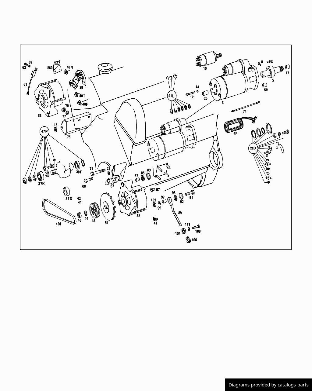 Car part diagram