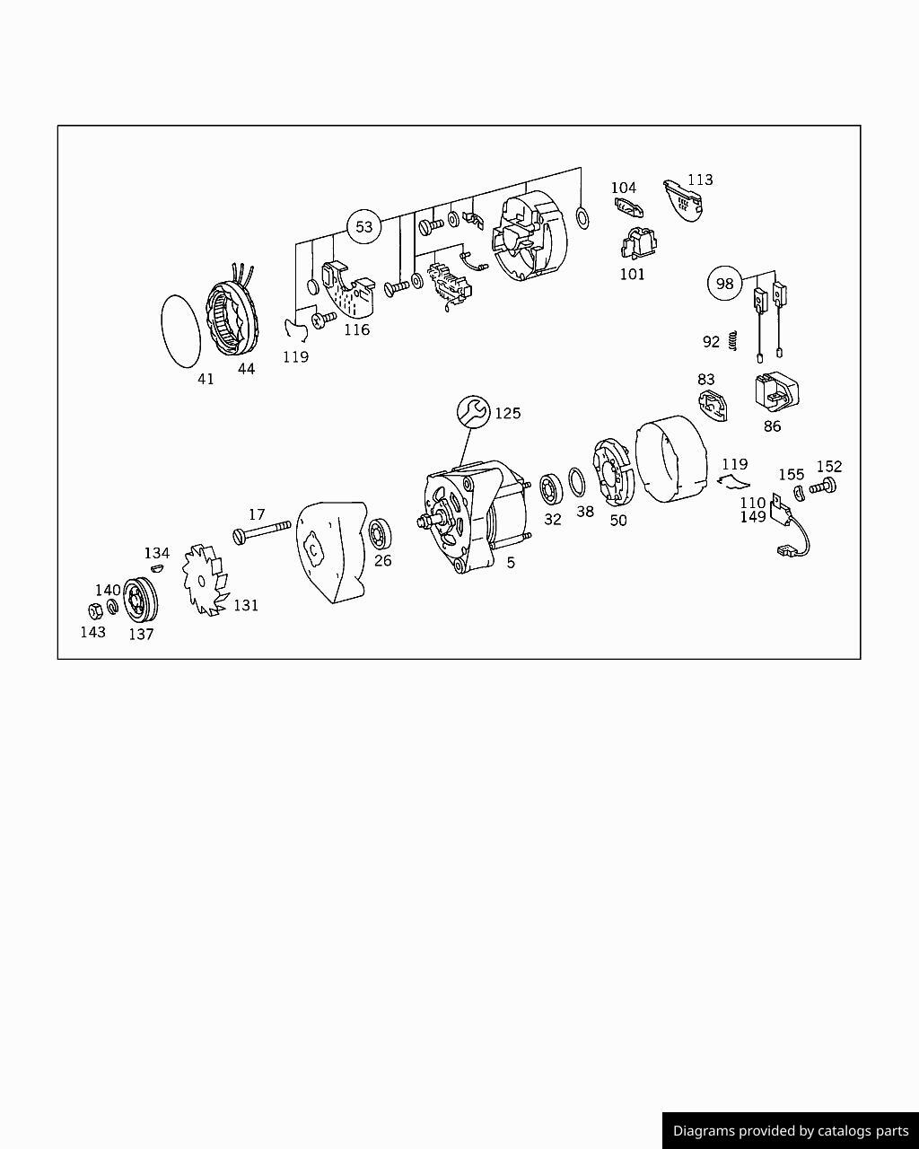 Car part diagram