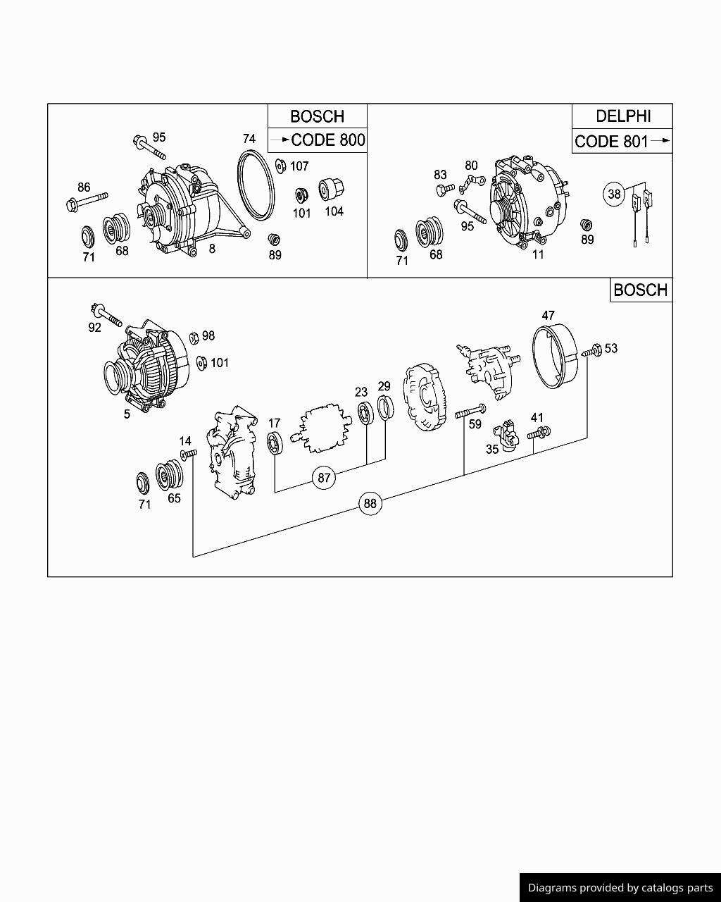 Car part diagram
