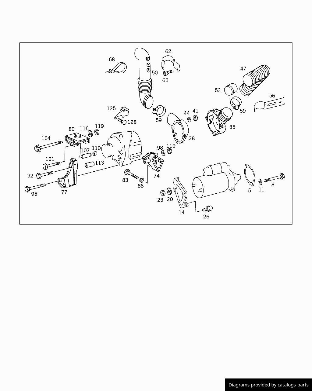 Car part diagram