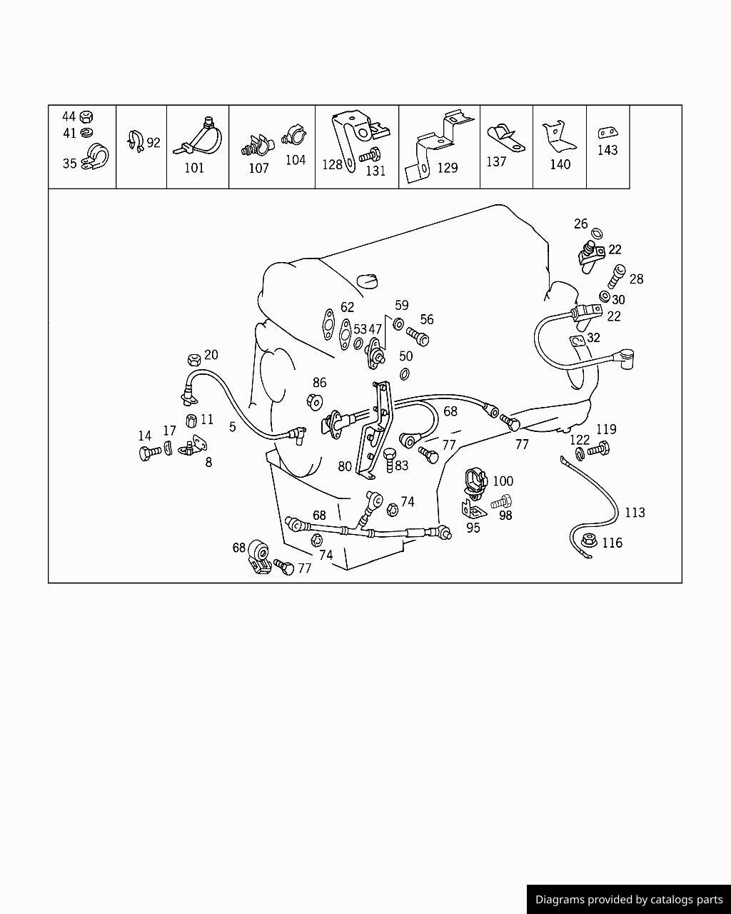 Car part diagram