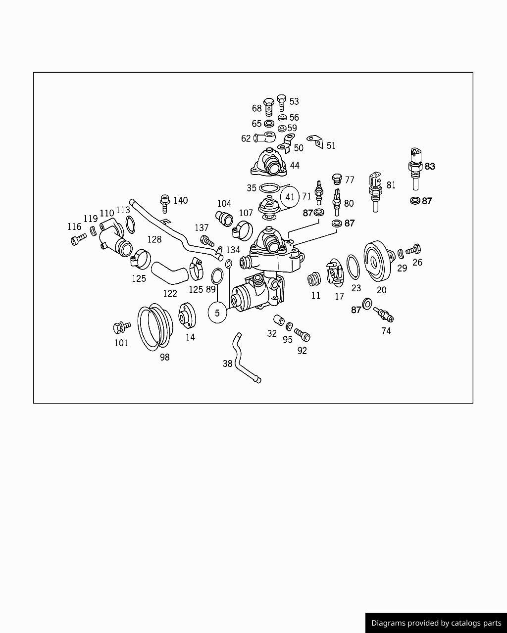 Car part diagram