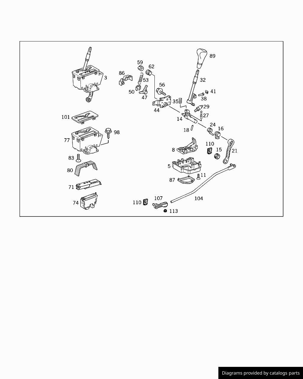 Car part diagram