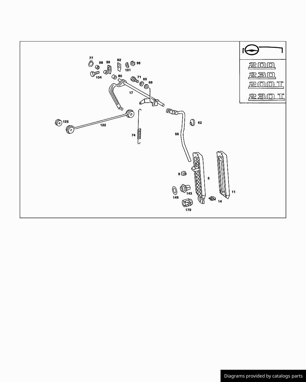 Car part diagram