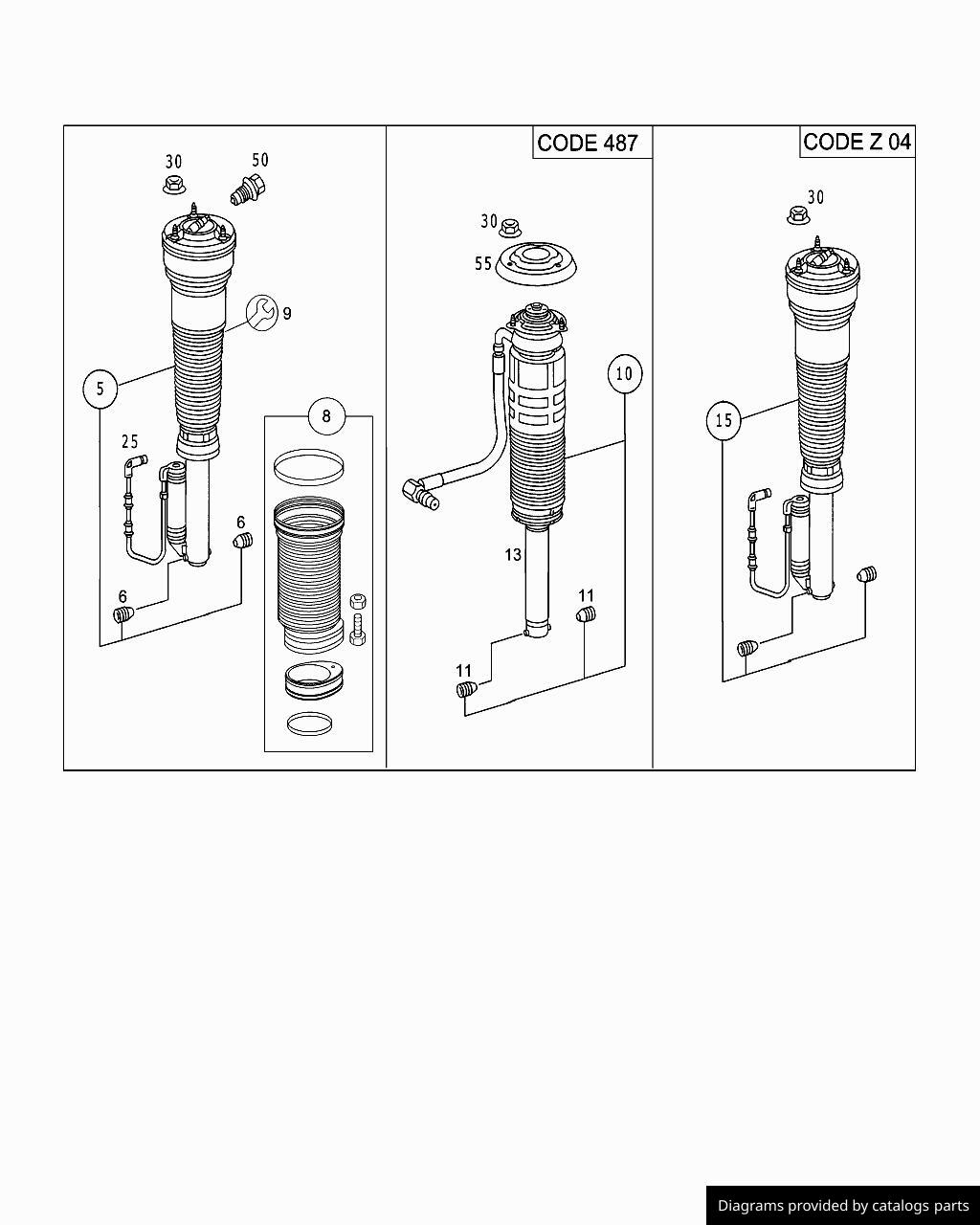 Car part diagram