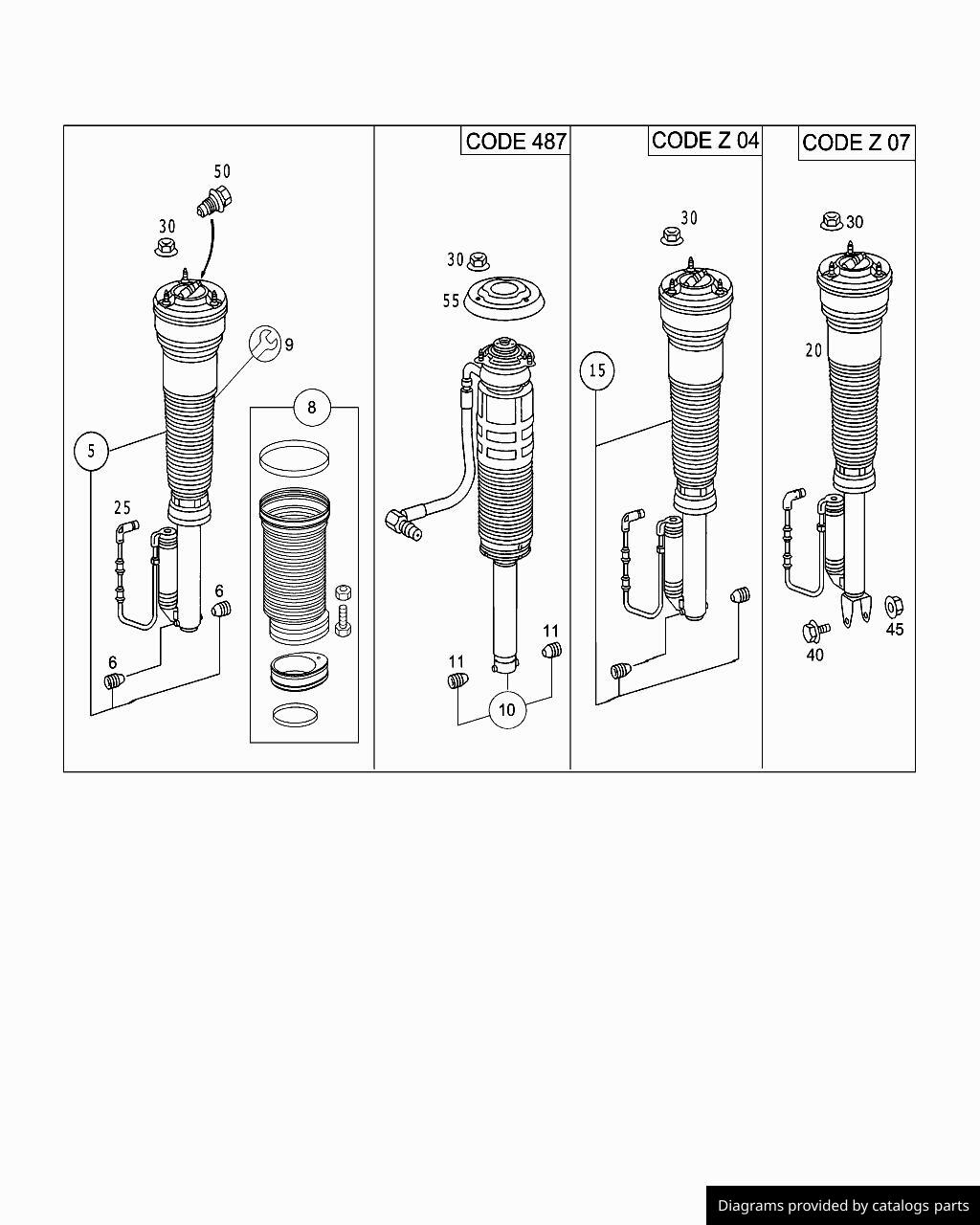 Car part diagram