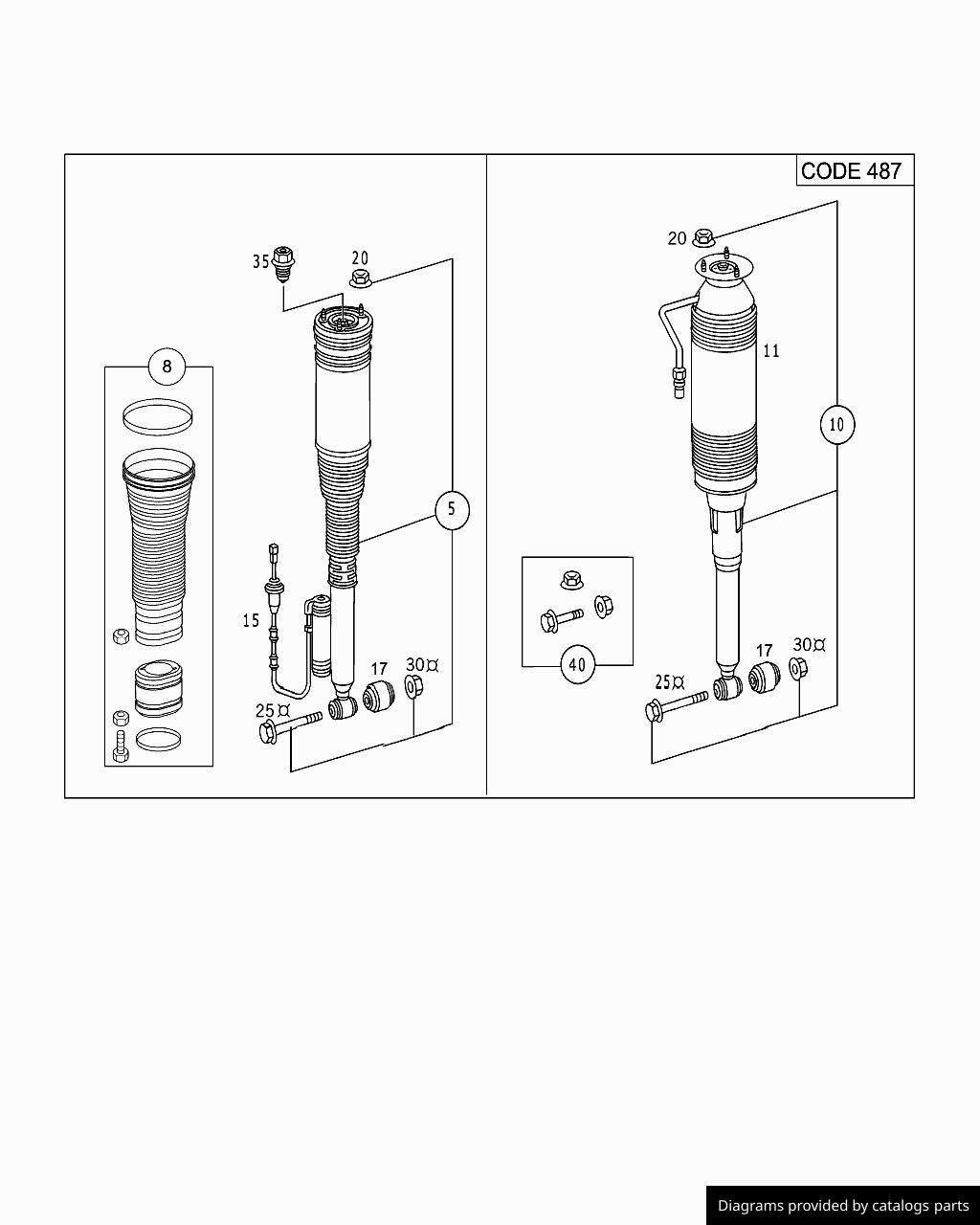 Car part diagram
