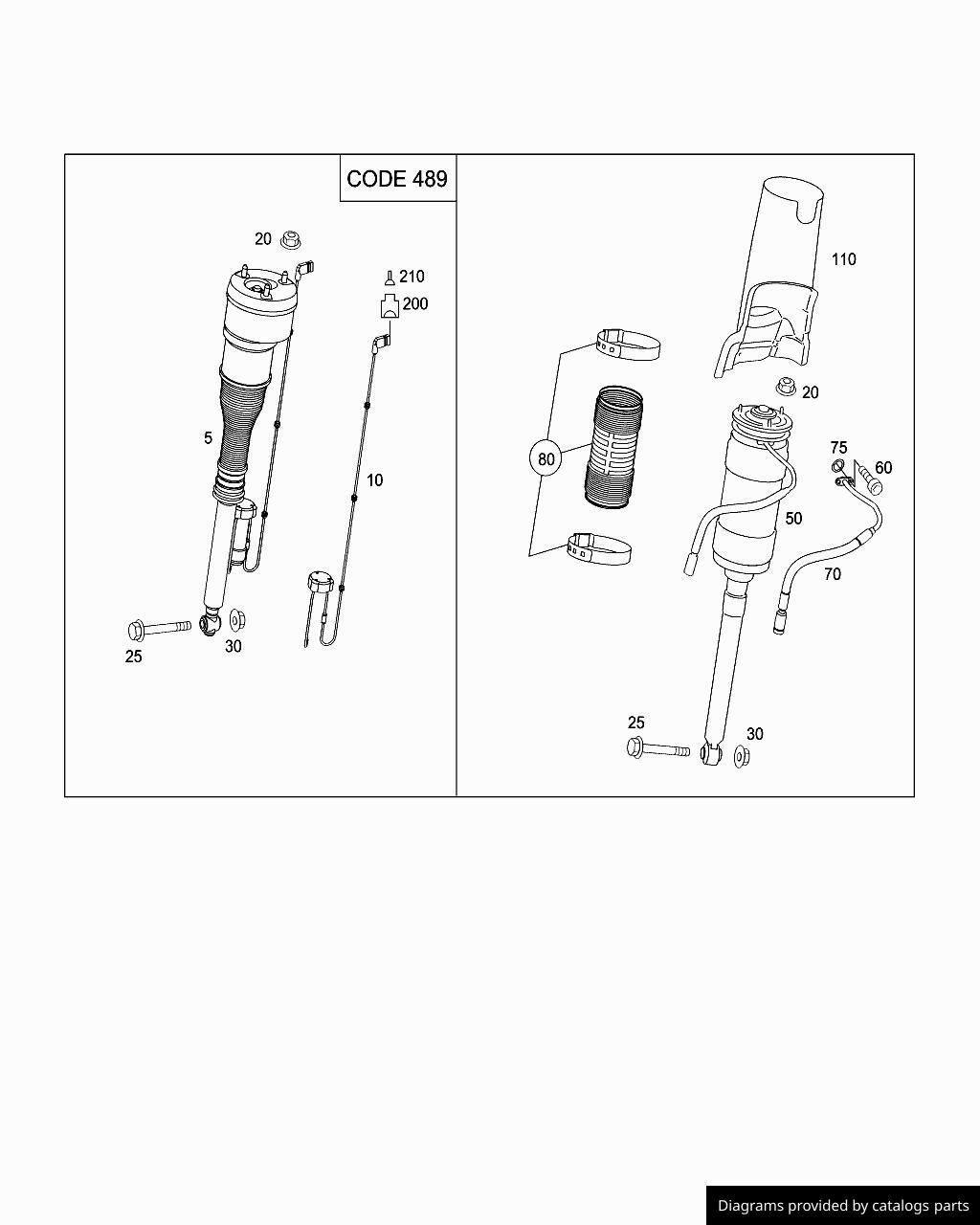 Car part diagram