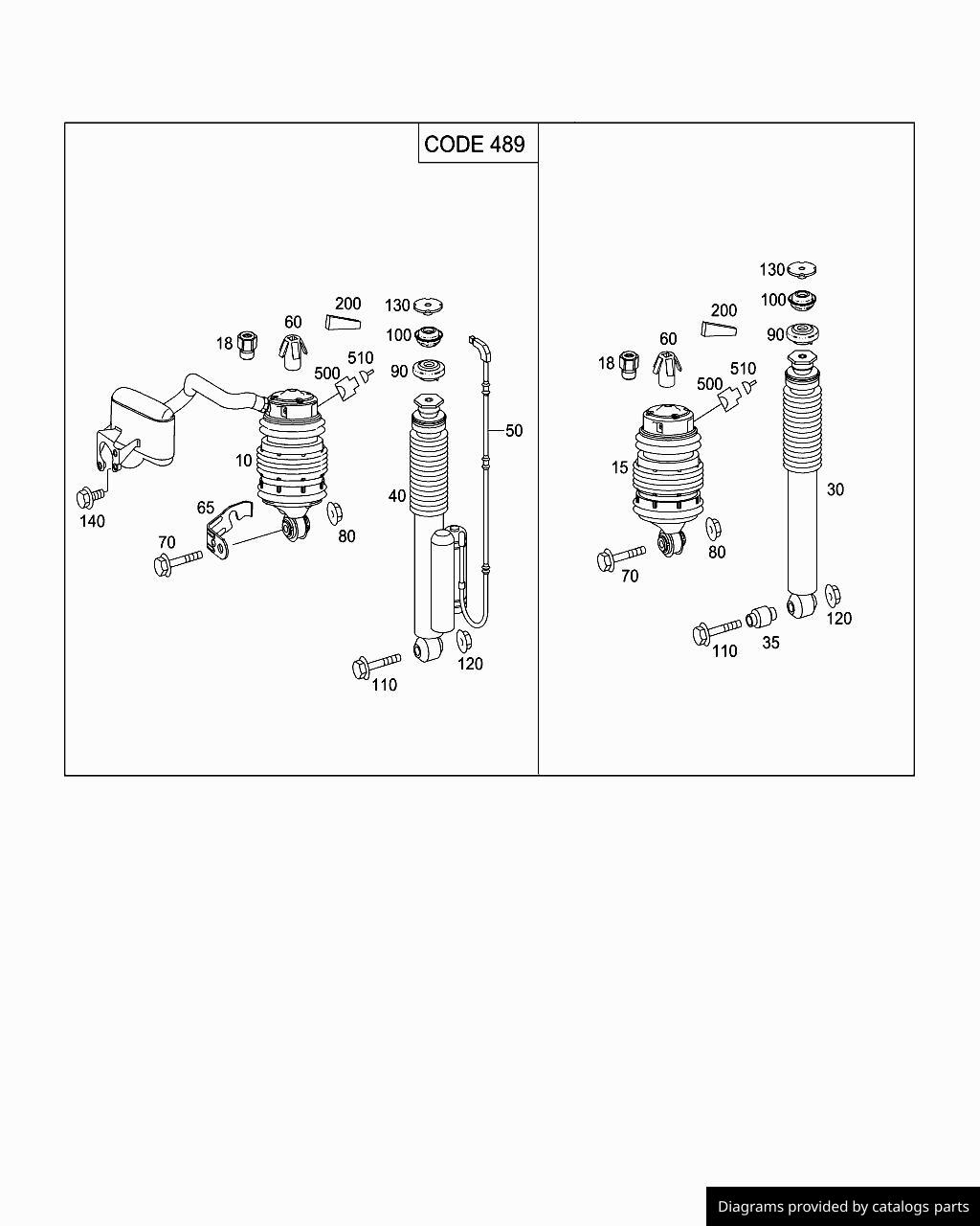 Car part diagram