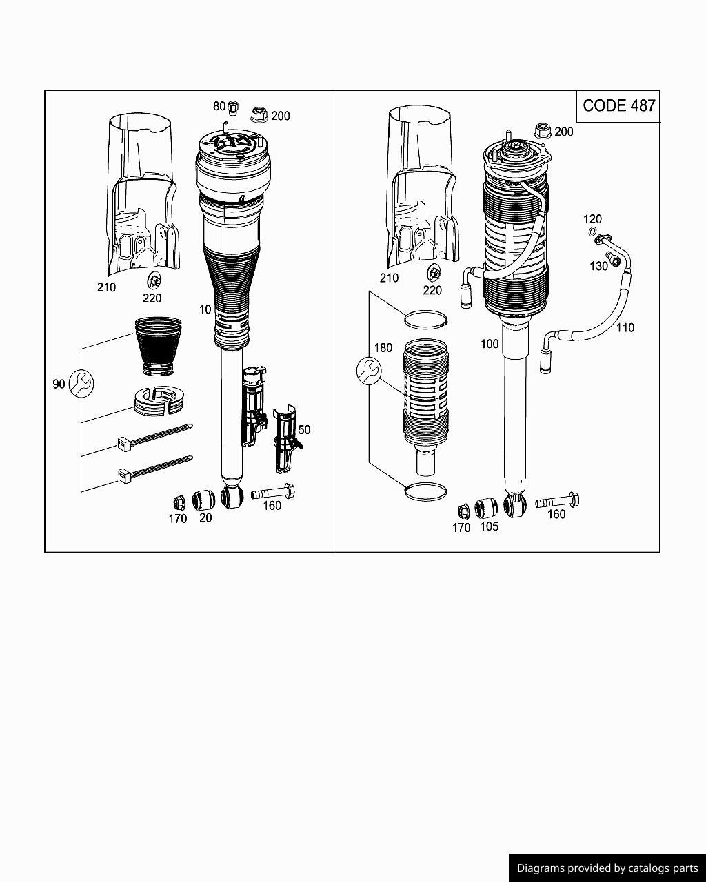 Car part diagram