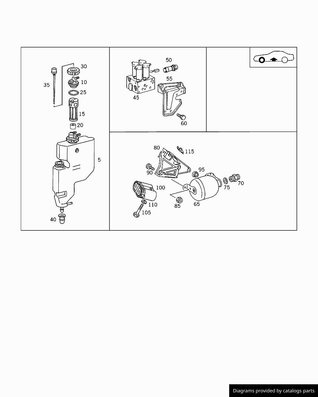 Car part diagram