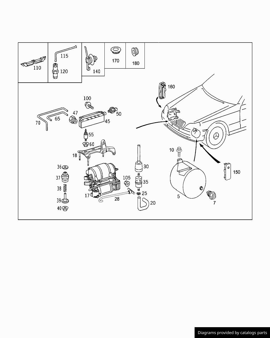 Car part diagram