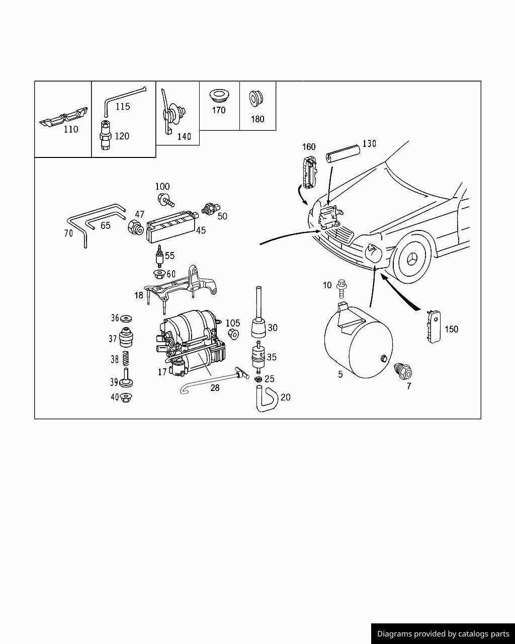 Car part diagram