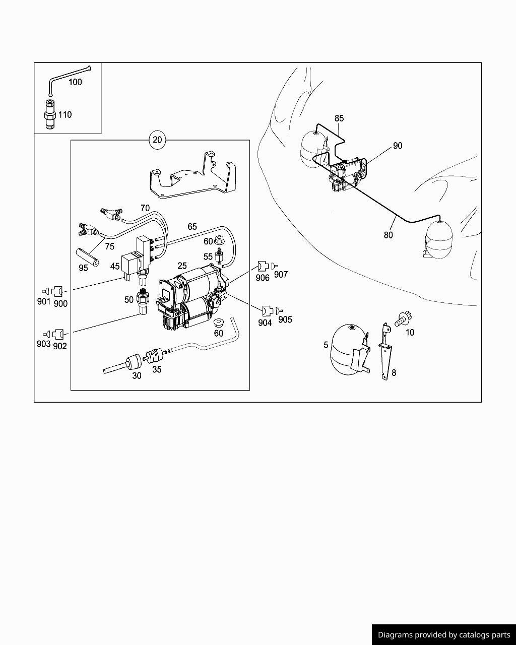 Car part diagram
